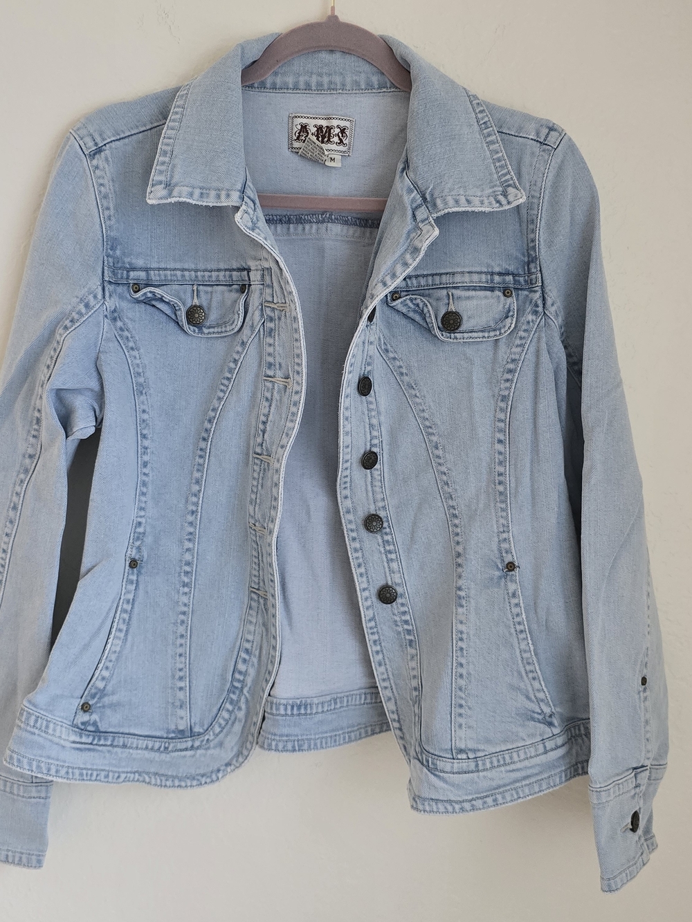Light Wash Denim Jacket - Womens (Light Blue)